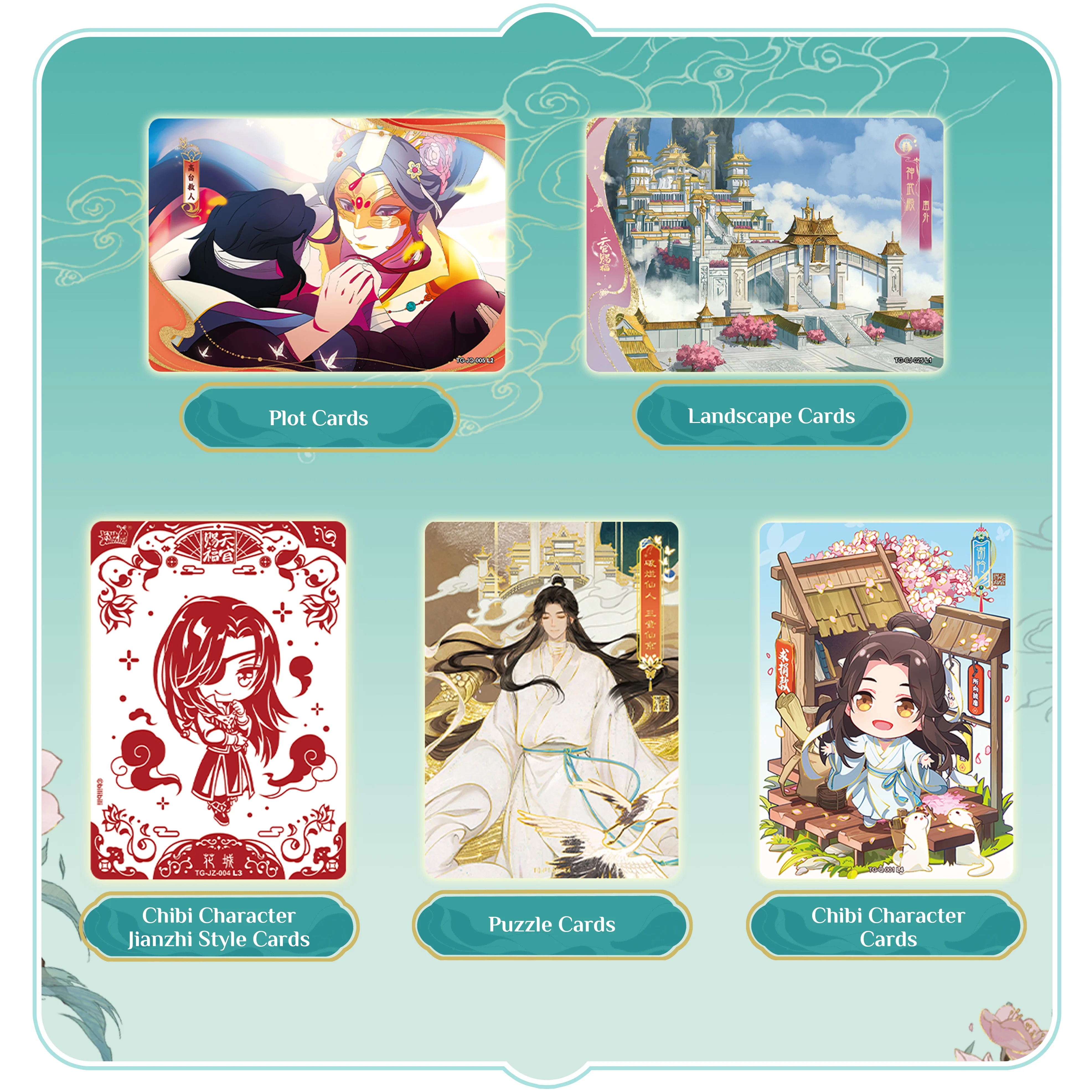 Heaven Official's Blessing Authentic Collectible Card Pack (90 cards) - Image 3